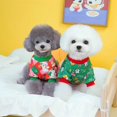 thumbnail image 2 of Ropa navideña para perros pequeños, además de ropa polar para cachorros y gatos, suéter cálido de invierno para mascotas, disfraz de festival para chihuahua, 2 of 5