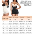 thumbnail image 6 of SHAPEVIVA Shapewear for Women Tummy Control Fajas Colombianas Body Shaper Zipper Open Bust Bodysuit, 6 of 6