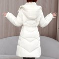 thumbnail image 7 of STETMN Women's Winter Long Puffer Jacket Zip Up Hooded Warm Jacket Thick Quilted down Jackets, 7 of 7