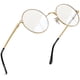 thumbnail image 1 of Gafas de Sol Joopin Redondas con Filtro de Luz Azul, Metal Dorado, UV400, 1 of 6