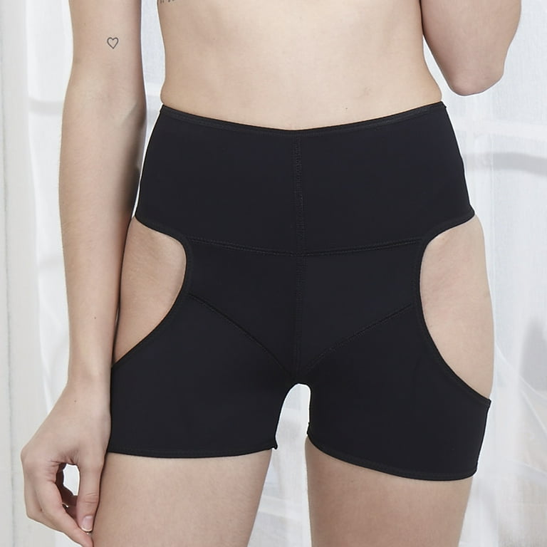 Homgro Women's Butt Lifter Shapewear Shorts High Waisted Body Shaper  Panties Hip Dip Enhancer Underwear Slimming Tummy Control Black XX-Large