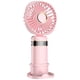 thumbnail image 1 of Ventilador de mesa de mano Ventilador práctico de 5 velocidades para oficina / hogar / dormitorio (rosa 3000 mAh), 1 of 6