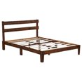 thumbnail image 2 of GrandRest 12 inch Classic Solid Wood Platform Bed with Headboard, Full, 2 of 2