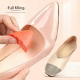 thumbnail image 2 of 3 Pairs Pu Foam Toe Plug Insert for Men Women Soft Anti-wear Toe Filled Insole High Heels Pain Relief Protector Adjustable Half Size Pad, 2 of 6