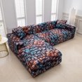 thumbnail image 6 of Eurhowing L-Shape Sofa Slipcover, 2-Piece Stretchable Sectional Couch Cover, Elastic Non-Slip Furniture Protector for Pets & Kids, 3+3 Seater, 6 of 13