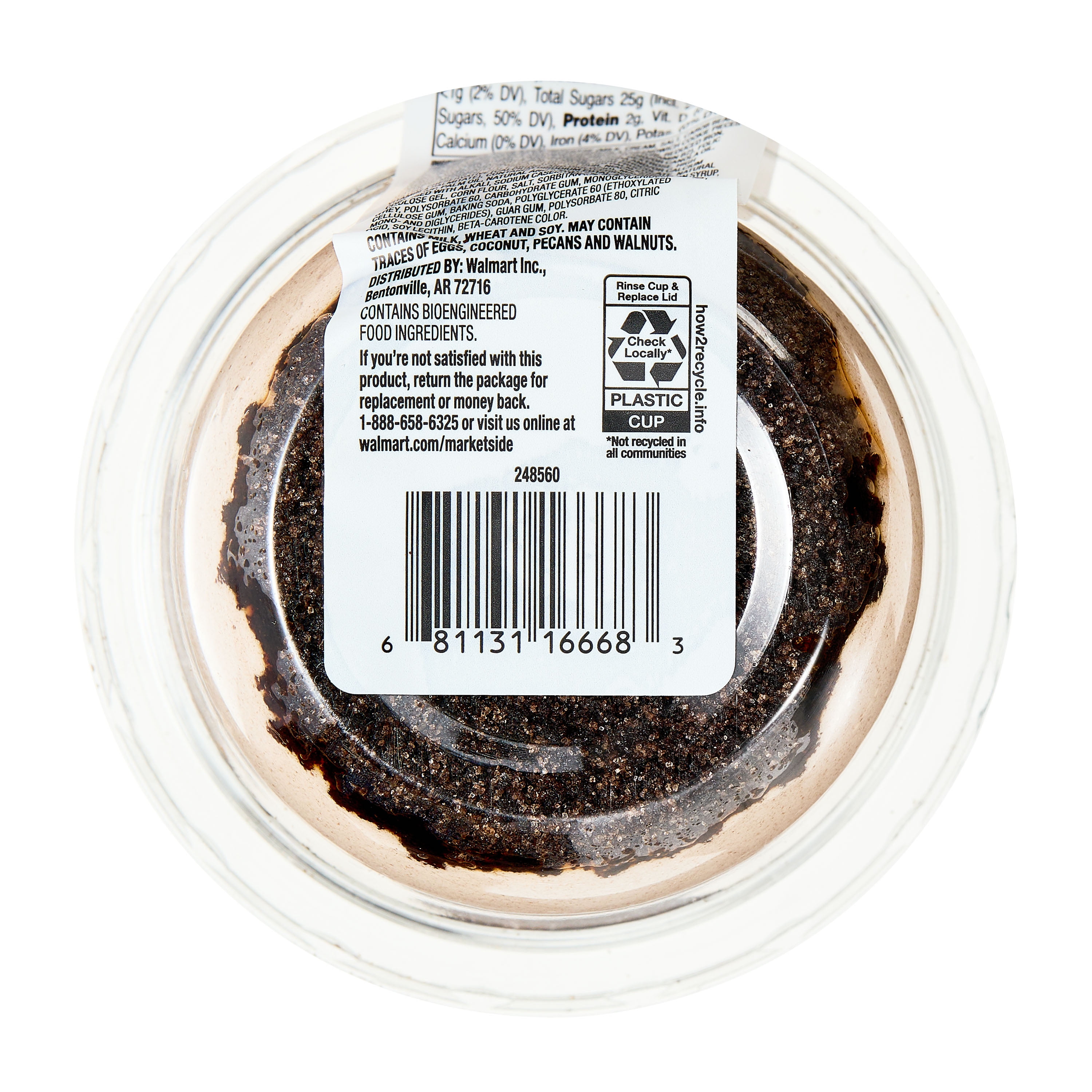 Marketside Chocolate Cookies 'n Crème Mousse Dessert Cup, Cookie Piece Topping, Creamy, 5.25 oz (Refrigerated)