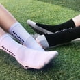 thumbnail image 5 of 3 Pairs Sport Socks Anti Slip W/Grip Soccer Men Football Basketball Sock Premium, 5 of 10