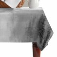 thumbnail image 4 of Grey Table Cloth Waterproof Tablecloths, Modern Oil Painted Art Abstract Geometric Tablecloth Dining Table Cover for Kitchen Party Tabletop Outdoor, Rectangle Tablecloth 52x70 Inch, 4 of 9