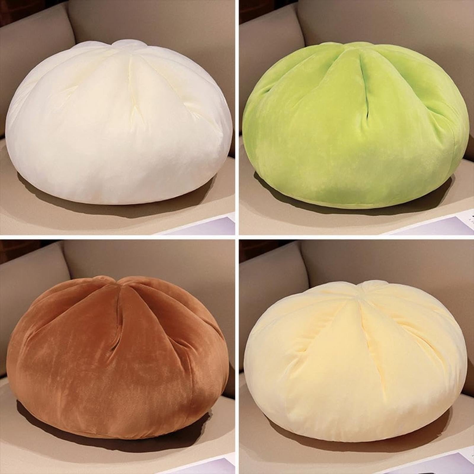 Giant Dumpling Squishy Pillow - Cute Plush Stuffed Bun Throw Pillow, Soft Dough Bun Plushie Comfort for Kids and Adults, Home Decor (45cm/17.7inch)