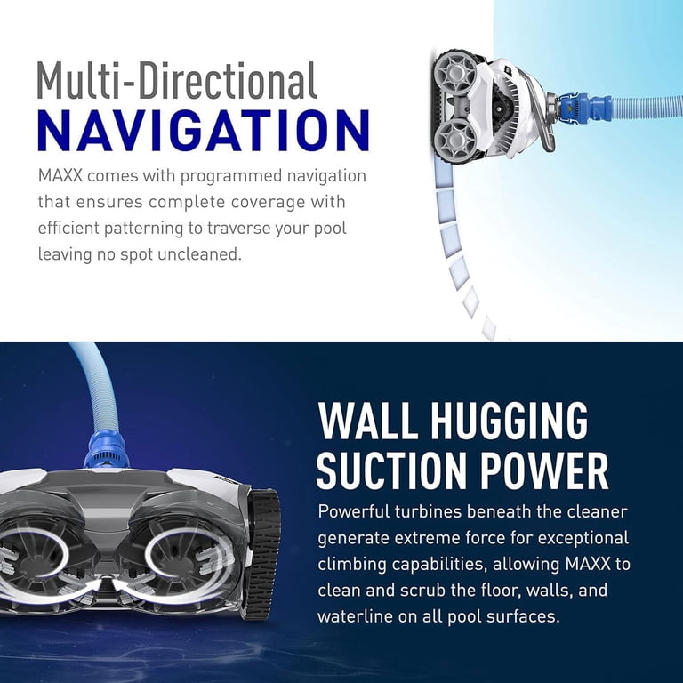 Polaris FSMAXX Premium Suction-Side Automatic Pool Cleaner, Multi