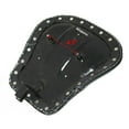 thumbnail image 5 of Fits Royal Enfield Classic 350 500 Front Rear Leather Black Seat with Spring, 5 of 5