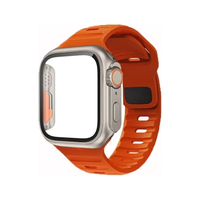 Correa Sport + Case Apariencia Ultra, compatible con Apple Watch, 40/41/44/45mm