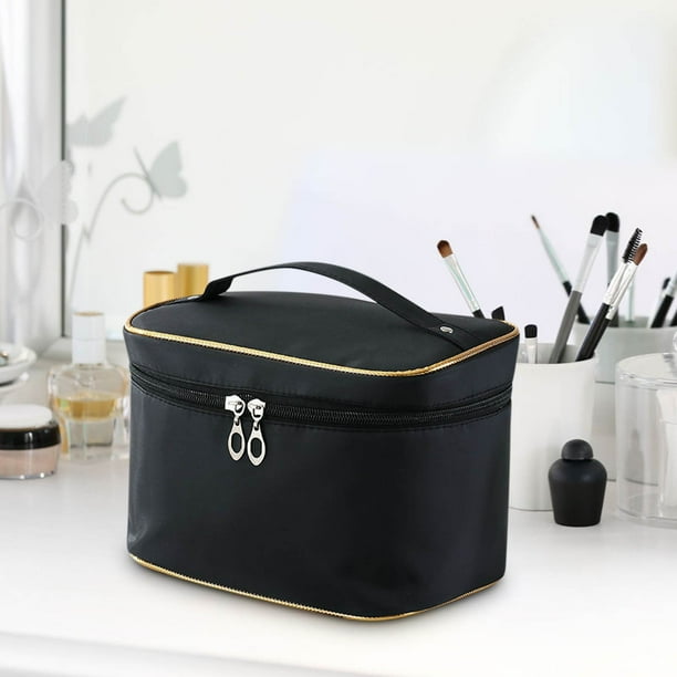 Neceser portátil de gran capacidad | Organizador de cosméticos de viaje con múltiples bolsillos | Neceser impermeable para mujeres, estudiantes y viajes