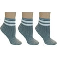 thumbnail image 3 of Sierra Socks Unisex Rayon from Bamboo Quarter Hi Socks 3 Pack (Gray, 3 Pairs), 3 of 9