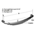 thumbnail image 2 of LIBRA 6000lbs Tandem Trailer Axle Suspension Kit 3000# Springs U-bolt Hanger Kit, 2 of 3