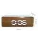 Homeholiday LED Écran Réveil Miroir Horloges Grand Affichage Multifonctions Numéros Chevet Horloge Numérique – image 4 sur 8