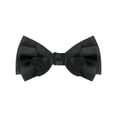 thumbnail image 1 of Corbatas de moño sólido preatadas para hombres INSPIRE CHIC para bodas elegantes, tamaño único, negro, 1 of 4