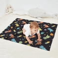 thumbnail image 2 of Space Dinosaur Pattern Blanket,Comfortable Soft Flannel Throw Blanket,All Season,Warm Lightweight Blankets for Sofa Bed Couch Living Room Chair,30"x40", 2 of 4