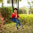thumbnail image 5 of Indoor and Outdoor Patio Playground Kids Fun Hanging Mesh Fabric Tree Swing with Adjustable Strap, 5 of 9