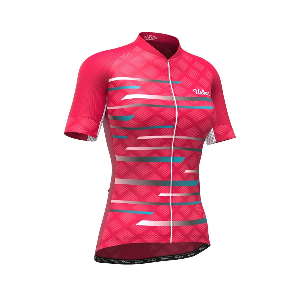 Urban Cycling Apparel Women's Pro Series Red Cycling Short Sleeve