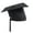 Black, variant on Baberdicy Female Baberdicy Neutral Adult Child Graduation Cap, Black
