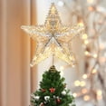 thumbnail image 1 of Decoración para árbol de Navidad Luxspire, estrella iluminada por LED, 30 cm, 1 of 8