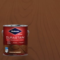 Chestnut Brown, Wolman Satin Durastain Semi-Transparent Exterior Wood Stain - Gallon, 1 Pack