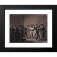 thumbnail image 2 of Louis Léopold Boilly 24x19 Black Modern Framed Museum Art Print Titled - The Arrest of the Singer Garat or a Brawl Between Muscadins and Sectionaries (1761 - 1845), 2 of 5