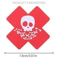 thumbnail image 3 of Halloween Skeleton Nipple Covers for Women, Adhesive Pasties Breast Petals for Parties Raves & Lingerie, 3 of 9