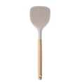 thumbnail image 2 of Mainstays 12.6" Silicone Solid Kitchen Turner with Bamboo Handle, 2 of 6