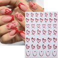 thumbnail image 2 of Pegatinas para decoración de uñas BSBTBZ 3D con forma de corazón de amor para San Valentín, 6 unidad, 2 of 9