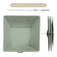 thumbnail image 6 of DECOMOMO 13 inch Cube Storage Bin, Fabric Cube, Storage Bin (Green, Set of 6), 6 of 8