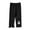 Black2, variant on fatyb Little Girls Capris Leggings Toddler Ribbed Summer Thin Pants Casual Elastic Waist Dance Bottom
