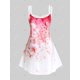 thumbnail image 2 of Vestido de Sol Talla Extra con Estampado Floral con Curvo en Espalda Rosegal  Vestidos florales de talla grande, 2 of 5