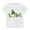 White, variant on Edvintorg St. Patrick's Day Kids Shirt Toddler Boys Girls Summer Cotton T Shirts Fashion Cute Solid Color Round Neck Print Short Sleeve Tops Tees 3-10 Years