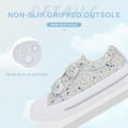 thumbnail image 4 of EUXTERPA Girls Glitter Shoes Toddler Casual Walking Sneakers with Hook and Loop Little Kid Size 13, 4 of 6