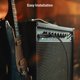 thumbnail image 3 of Cable para guitarra Matters, trenzado, 6 pies, 1/4 TS a TS, paquete de 2, 3 of 7