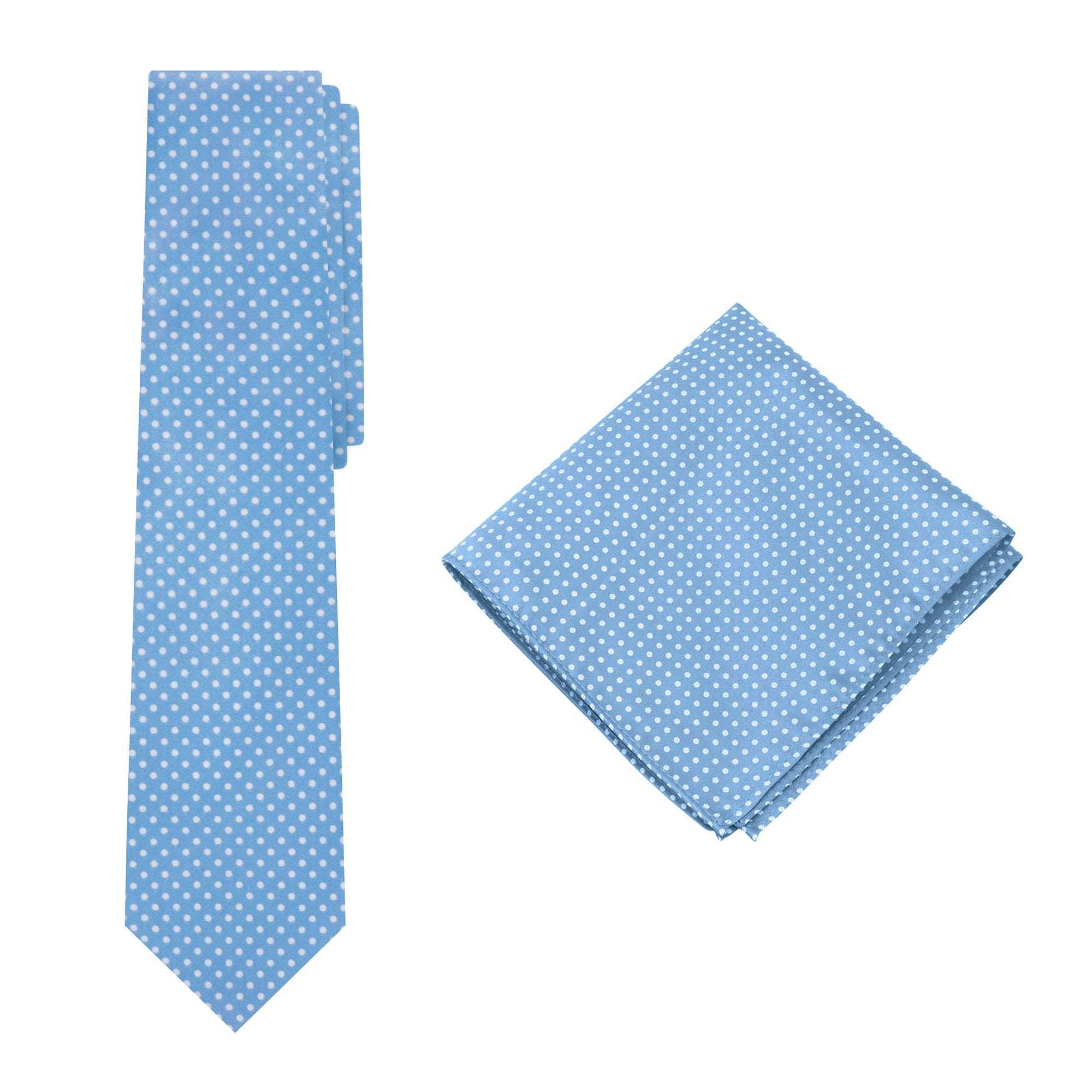 Slim Printed Tie & Pocket Square Set