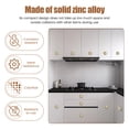thumbnail image 4 of 10 Pack Gold Cabinet knobs Kitchen Cabinet Pulls with Vintage Cupboard Drawers Hardware Dresser Drawer Handles Kitchen Cabinet Handles Zinc Alloy (Single Hole 10 Pack Brushed Gold), 4 of 10
