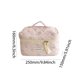 thumbnail image 2 of Bolsa de Maquillaje Acolchada Ndcxsfigh Bolsa de Almacenamiento de Maquillaje con Lazo Estético, 2 of 9