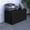 Black, variant on Merrick Lane Black 120 Gallon Weather Resistant Outdoor Storage Box for Decks, Patios, Poolside and More