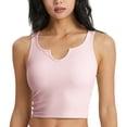 thumbnail image 2 of YueHuiYing Women's V Neck Crop Tops Basic Trendy Notched Sleeveless Slim Fit Summer Y2k Crop Tank Top, 2 of 5