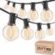 thumbnail image 1 of RTTY Cadena de luces para exteriores G40 de 25 pies, luces LED para patio con 13 bombillas, inastillables, impermeables, regulables, conectables, luces exteriores para fiestas, cafeterías, patios tras, 1 of 1