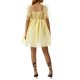 thumbnail image 2 of Sunloudy Vestido de princesa de malla para mujer, Adultos Transparente Color sólido Manga farol Cuello cuadrado Una pieza Sunloudy S, M, L, 2 of 9