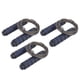 thumbnail image 5 of Cuerda de saltar de alambre de acero para adultos, cuerda deportiva para perder peso, ajustable, color negro y azul, 3 uds., 5 of 12