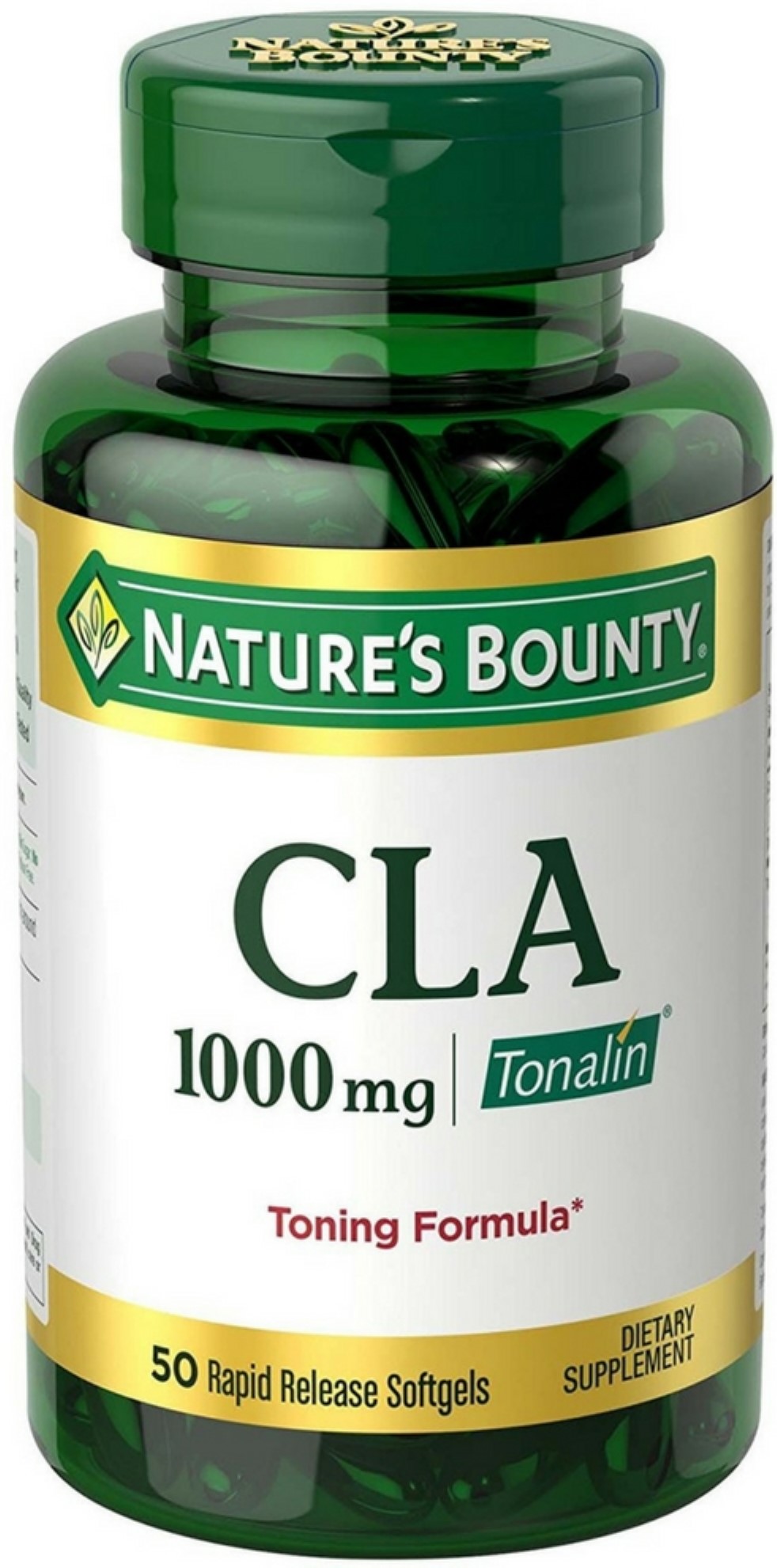 Nature's Bounty CLA 1000 mg Softgels 50 Soft Gels