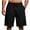 X257-Black, variant on Men's Shorts Casual Classic Fit Drawstring Summer Beach Shorts with Elastic Waist and Pockets