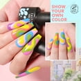 thumbnail image 4 of LILYCUTE-esmalte de uñas de Gel Macaron, barniz semipermanente para manicura semipermanente, Color rosa y azul, primavera y verano, 4 of 4