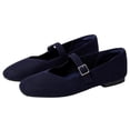 thumbnail image 2 of Anne Klein Amerie Ballet Flat Navy  AMERIE-NVY Women's Size 7, 2 of 4