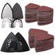 thumbnail image 1 of 104Pcs Oscillating Tool Detail Sanding Pads Kit 2Pcs Triangle Sanding Pads and 2Pcs Finger Sanding Pad 100Pcs Multitool Sandpaper Grit Fit for Finishing Wood Sanding Plaster, 1 of 5
